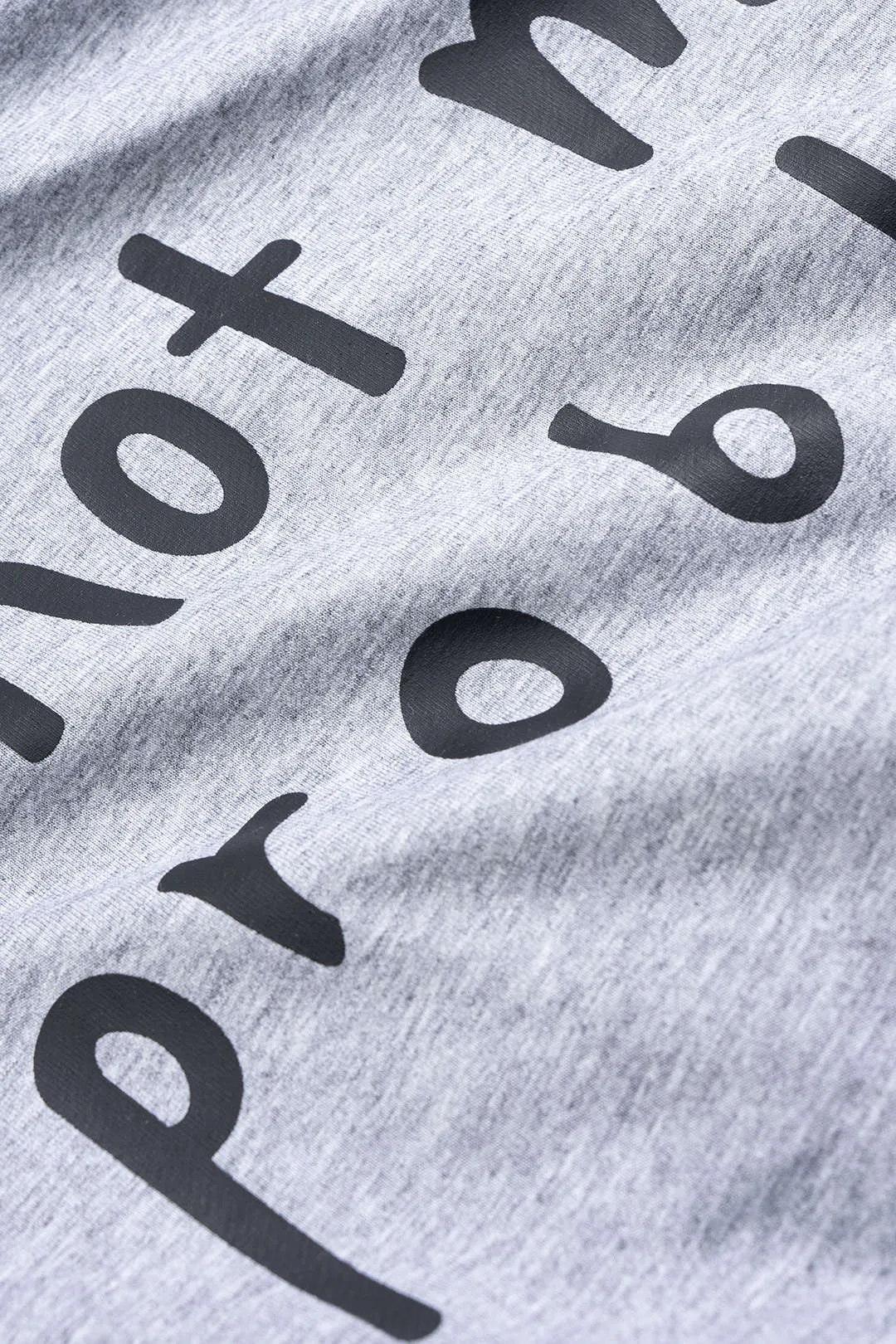 Letter Print One Shoulder Belt Sweatshirt sold by Micas product image thumbnail 3