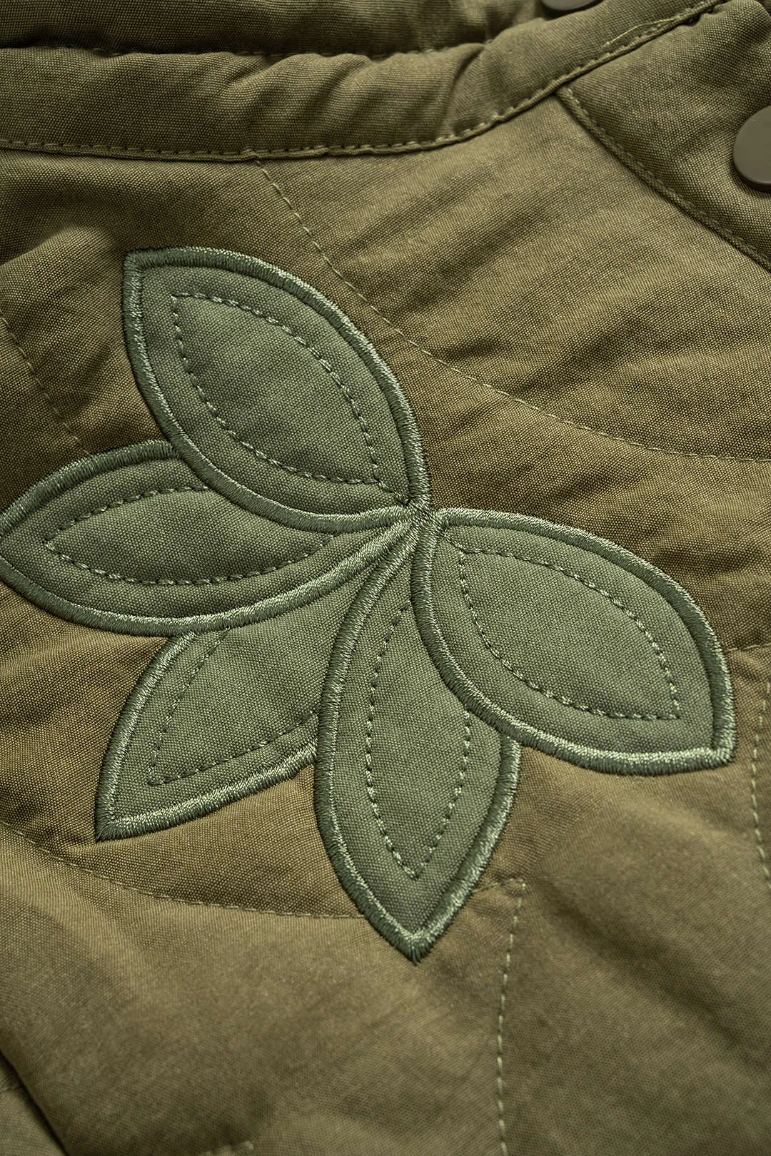 Embroidery Stand Collar Seamdetail Puffer sold by Micas product image thumbnail 4