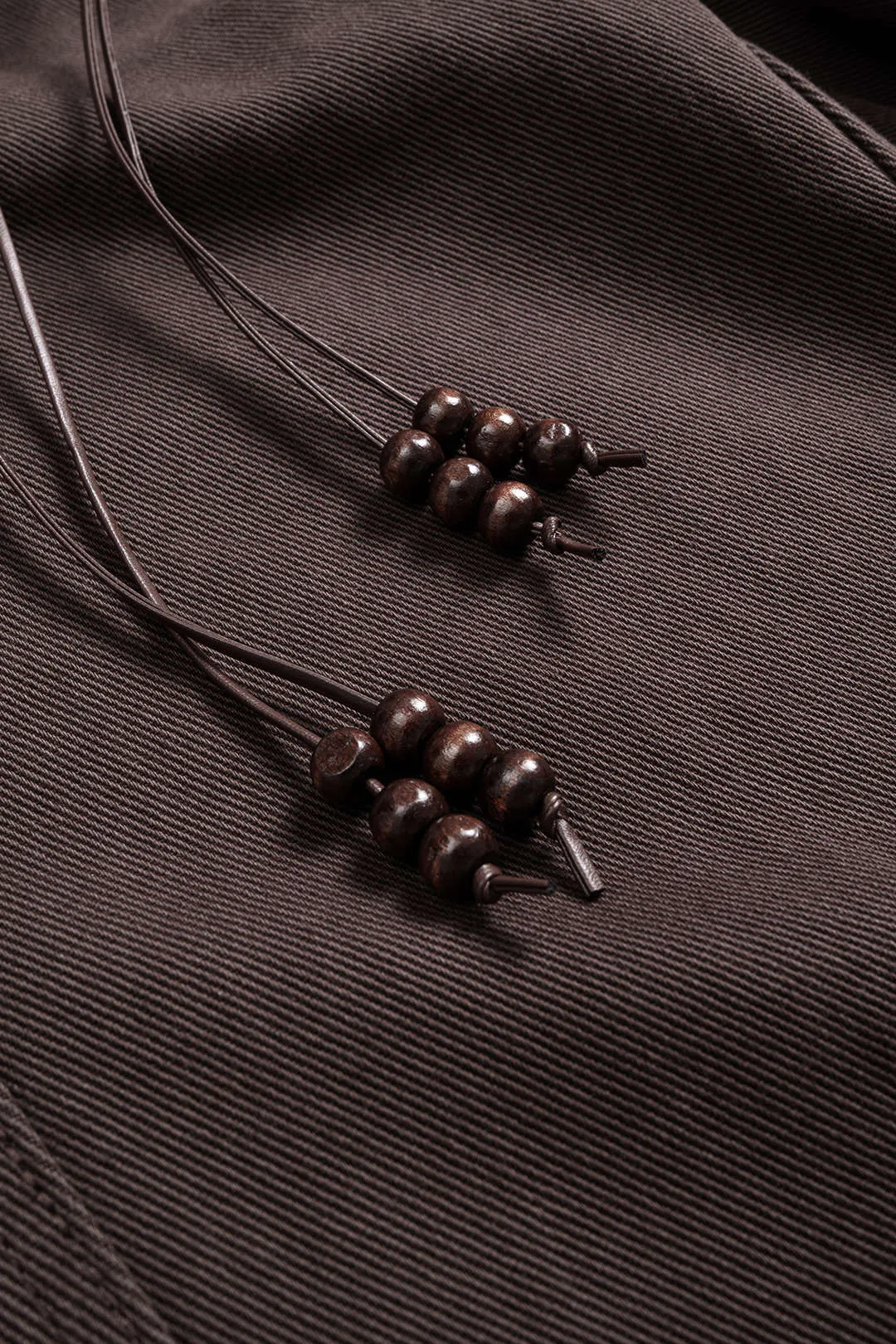 Denim Tie-Up Zipper Pocket Jeans sold by Micas product image thumbnail 3