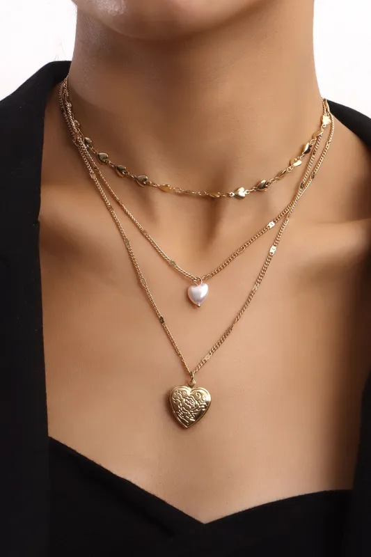 Metal Heart Necklace sold by Micas