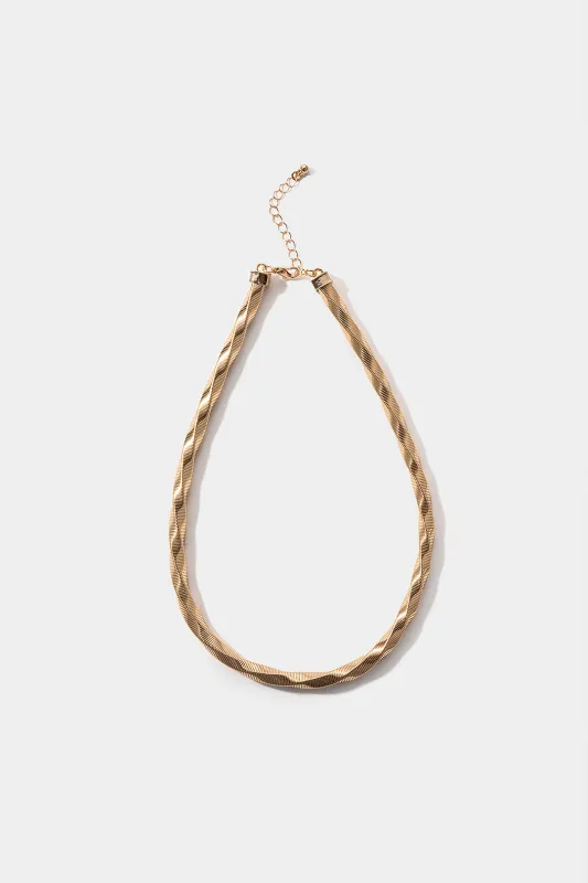 Alloy Spiral Necklace sold by Micas