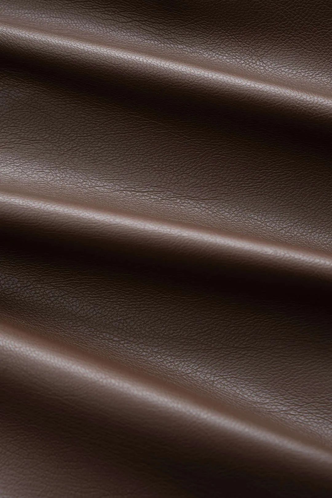 Faux Leather Patchwork Round Neck Asymmetrical Long Sleeve Bodysuit sold by Micas product image thumbnail 5