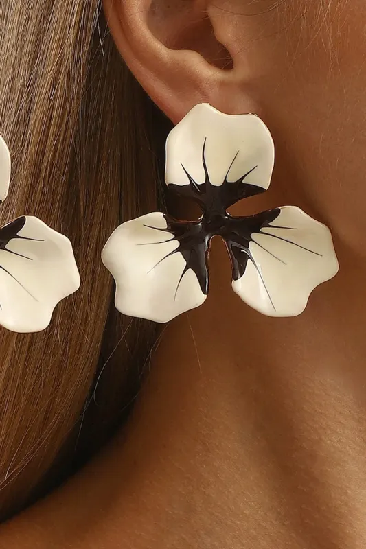 Contrast Geometric Earrings sold by Micas