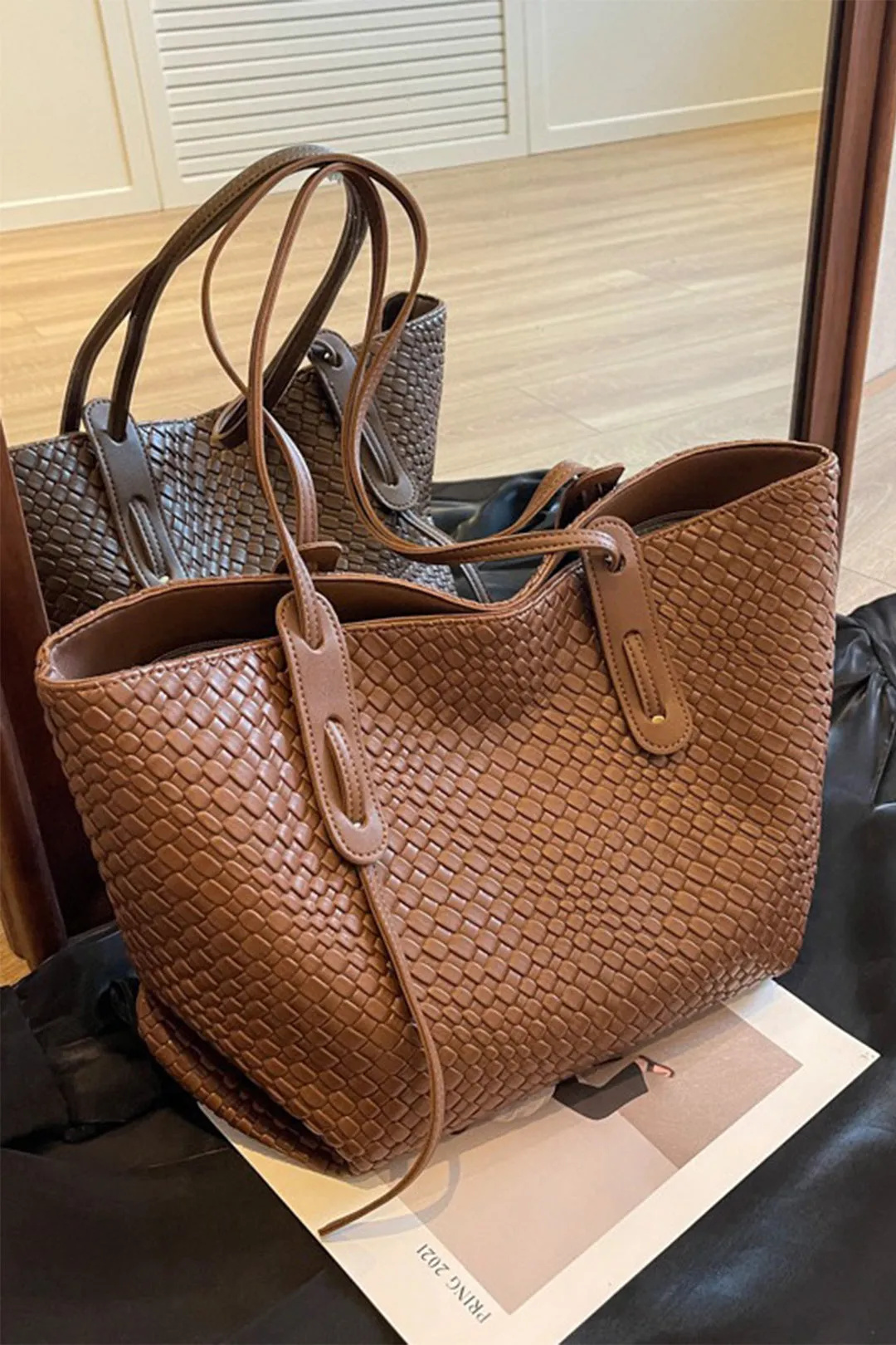 Woven Shoulder Bag sold by Micas product image thumbnail 3