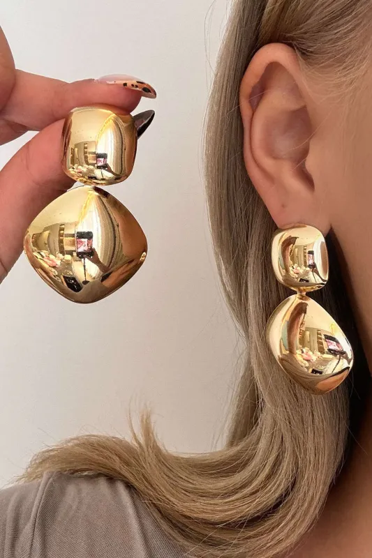 Alloy Geometric Earrings sold by Micas