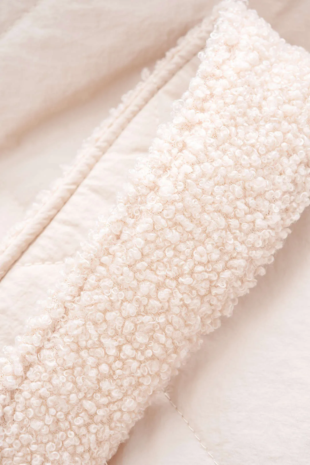 Notched Lapel Tie-Up Belted Puffer sold by Micas product image thumbnail 5