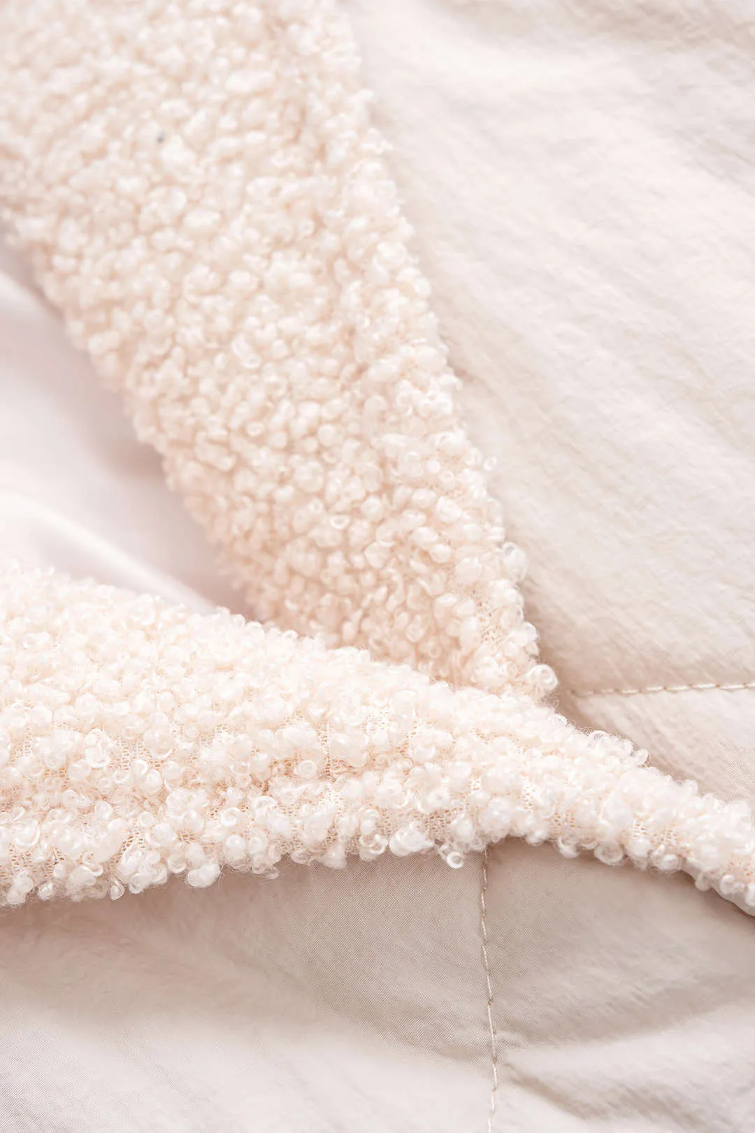 Notched Lapel Tie-Up Belted Puffer sold by Micas product image thumbnail 3