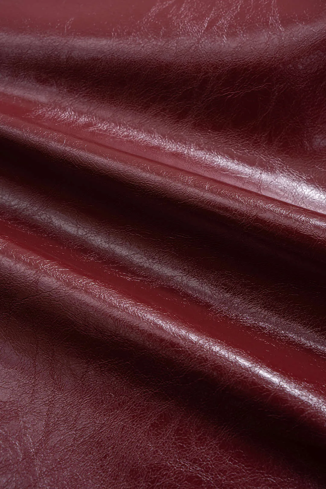 Faux Leather V-Neck Asymmetrical Jacket sold by Micas product image thumbnail 4