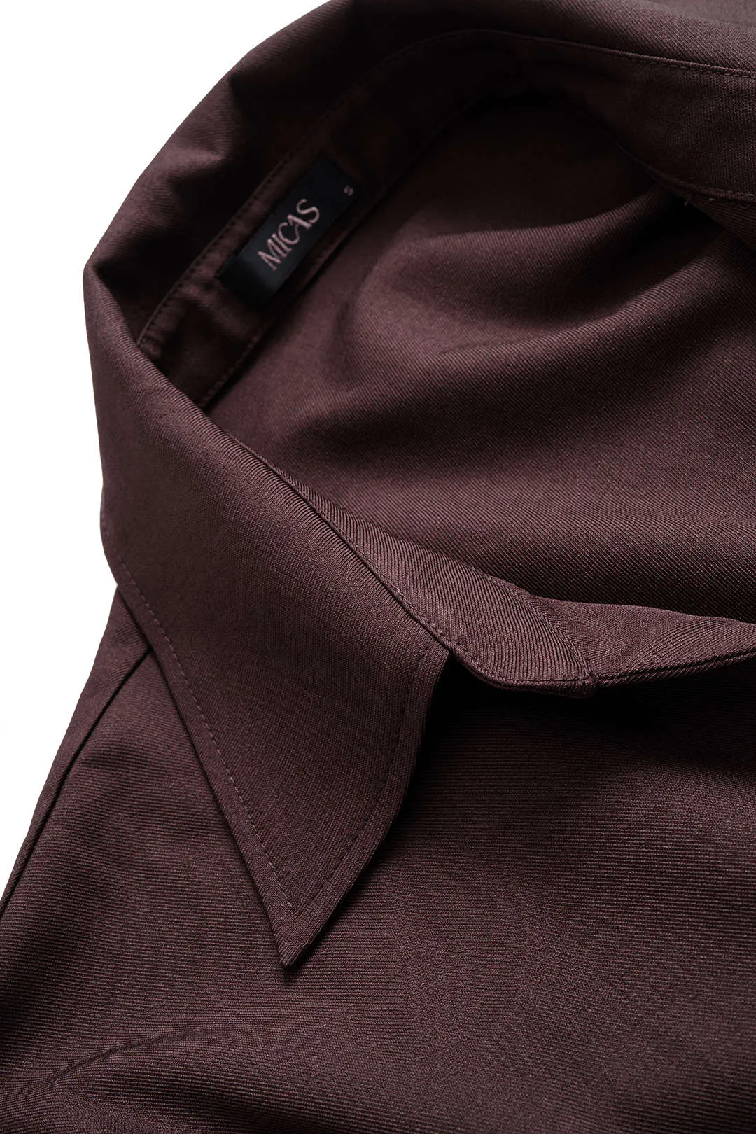 Faux Leather Patchwork Ruched Long Sleeve Mini Dress sold by Micas product image thumbnail 3