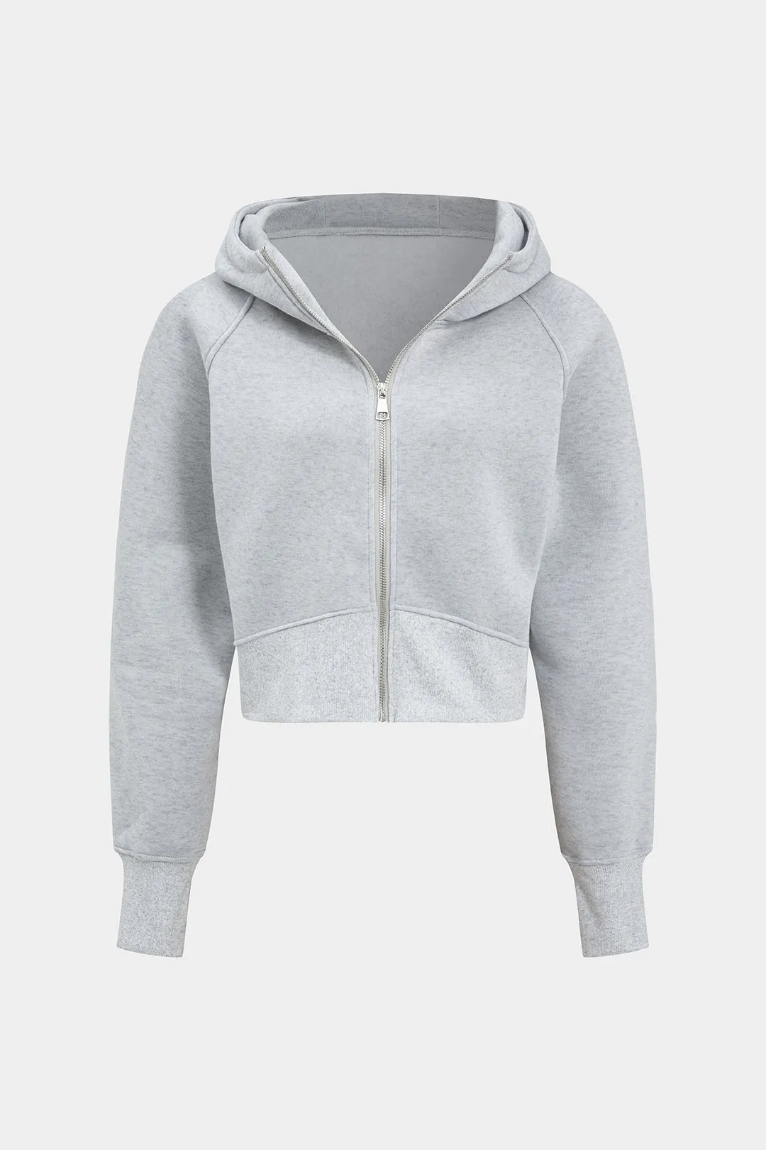 Solid Zipper Hoodie sold by Micas