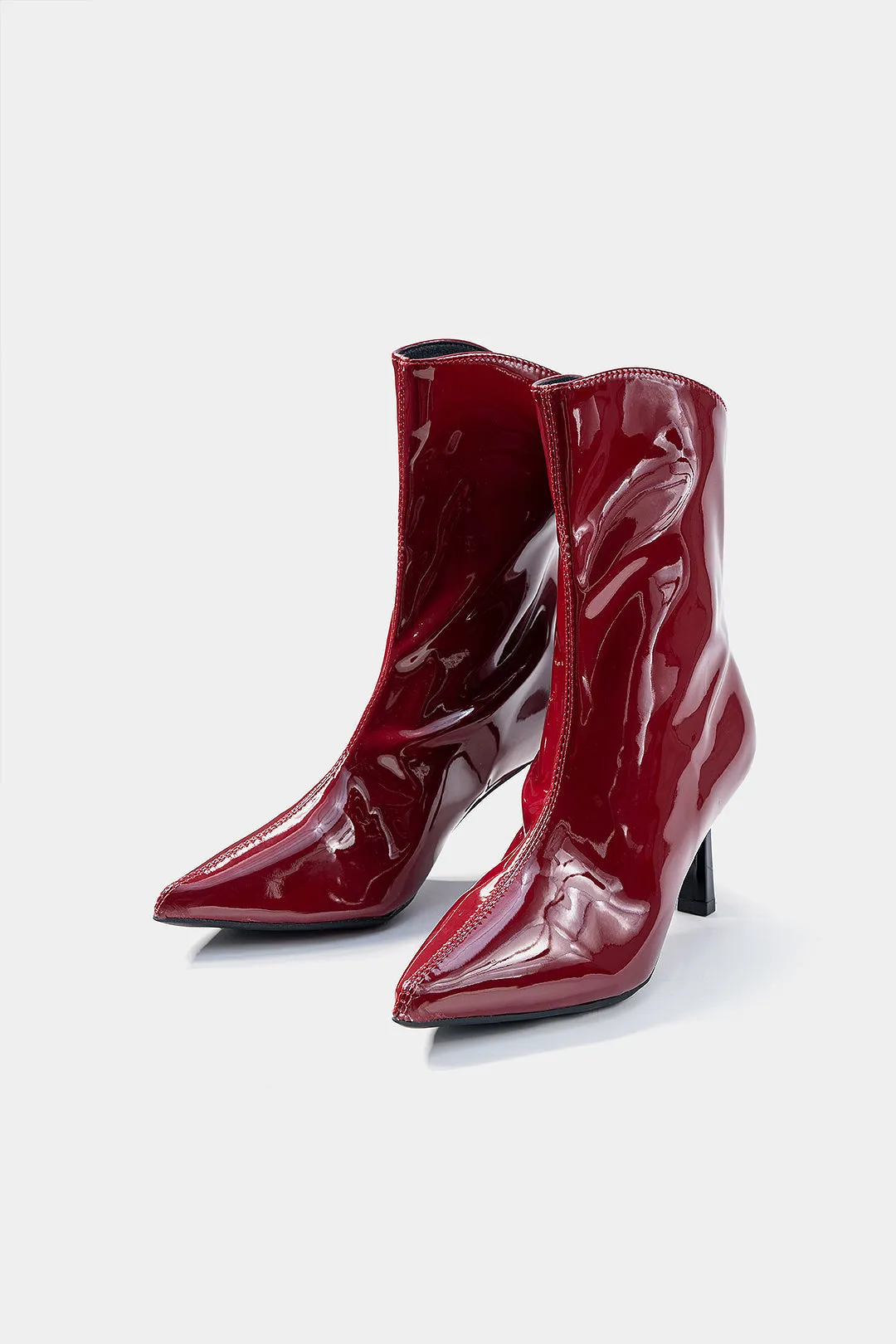 Leather Pointed Toe Ankle Boots sold by Micas