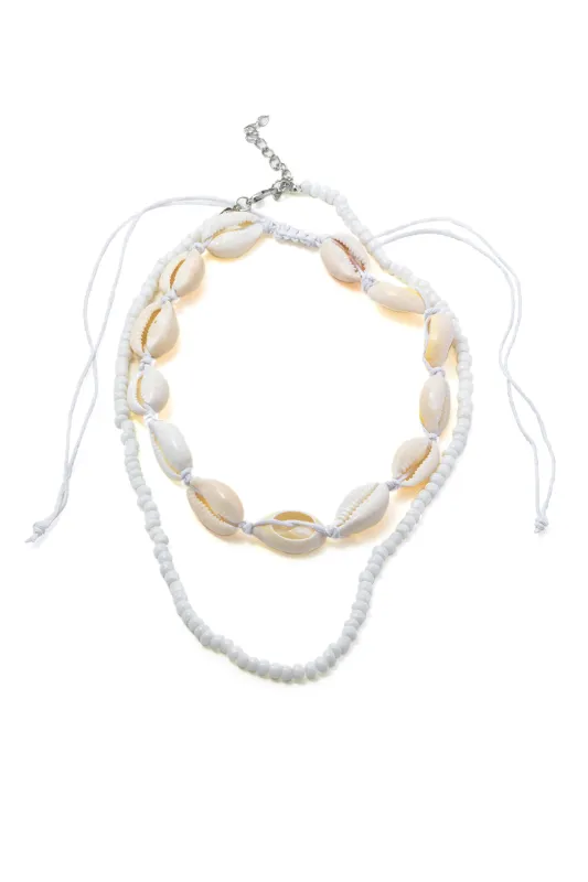 Woven Shell Knotted Handmade Necklace sold by Micas