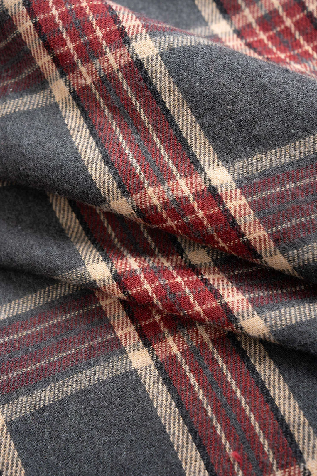 Plaid Print Tie Front Shirt And Pleated Skirt Set sold by Micas product image thumbnail 3