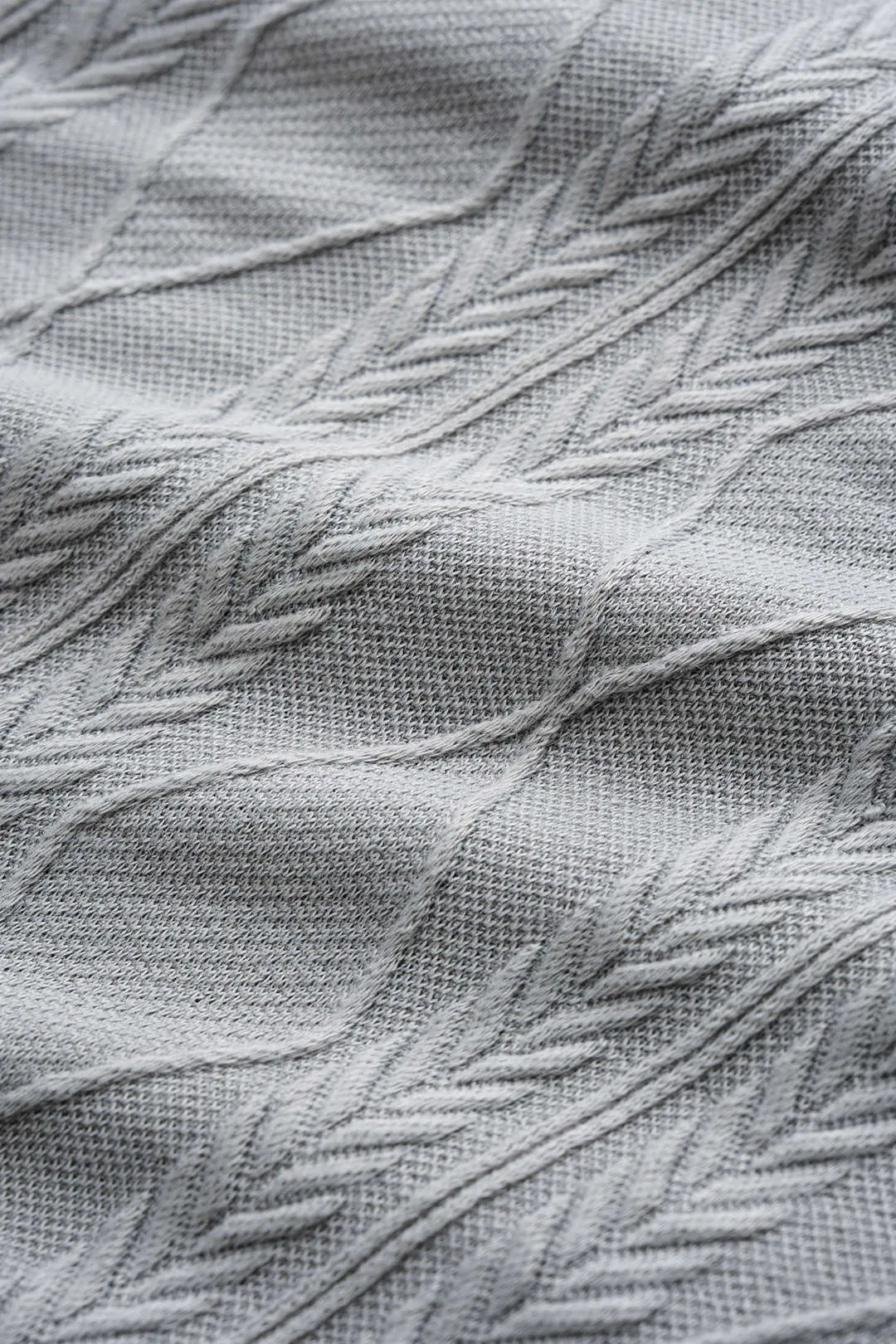 Jacquard Ruched Asymmetrical Hoodie sold by Micas product image thumbnail 3