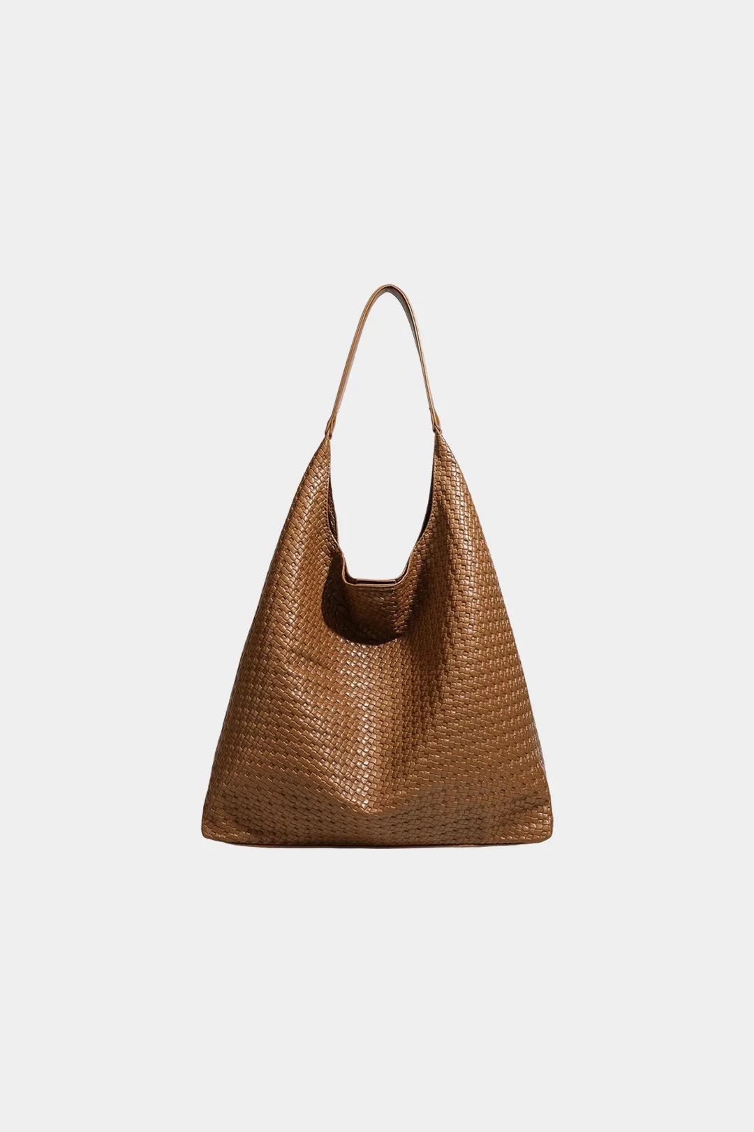 Solid Woven Tote Bag sold by Micas
