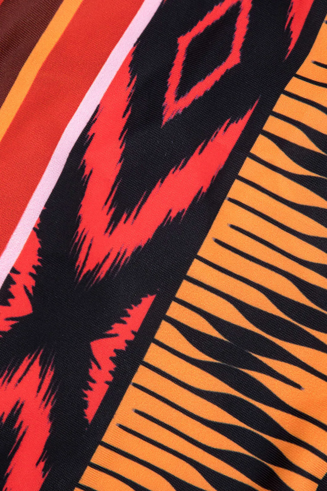 Retro Print Backless Tie-Up Bikini Set sold by Micas product image thumbnail 4