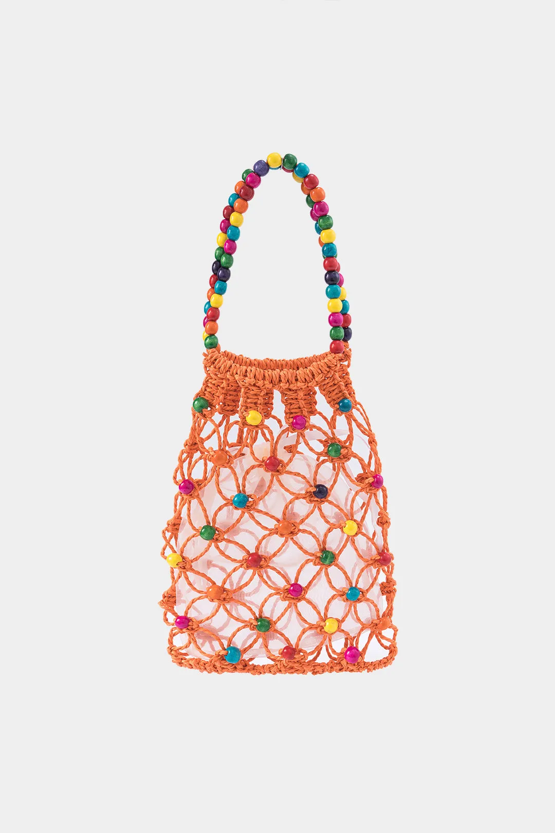 Woven Beaded Tote Bag sold by Micas product image thumbnail 5