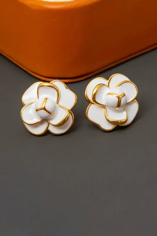 Flower-Shaped Earrings sold by Micas