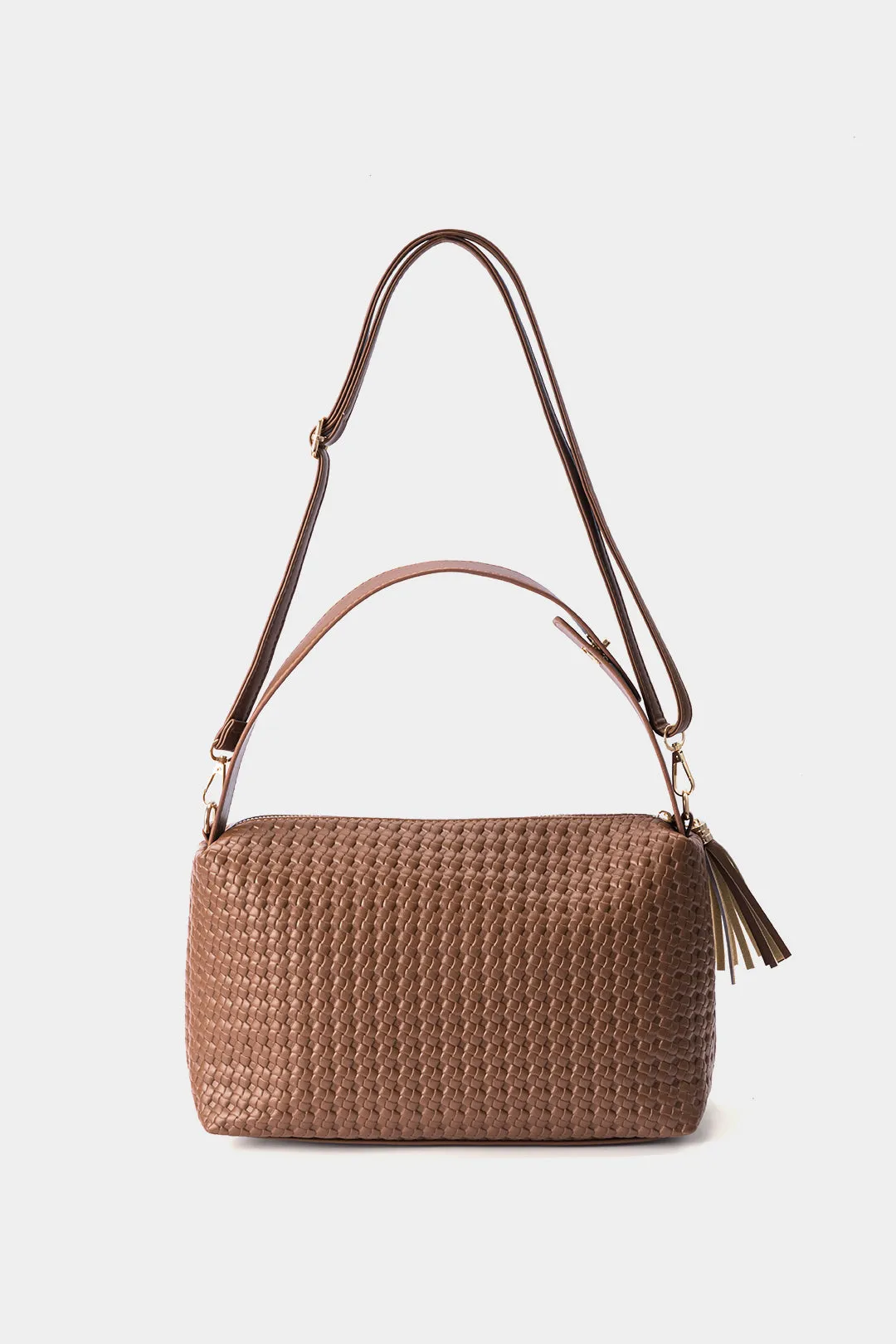 Woven Texture Shoulder Bag sold by Micas product image thumbnail 3