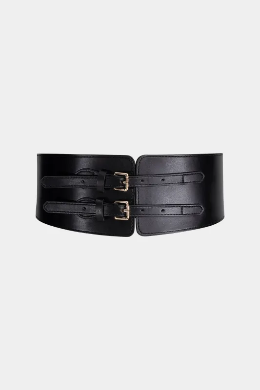 Leather Wide Corset Belt sold by Micas