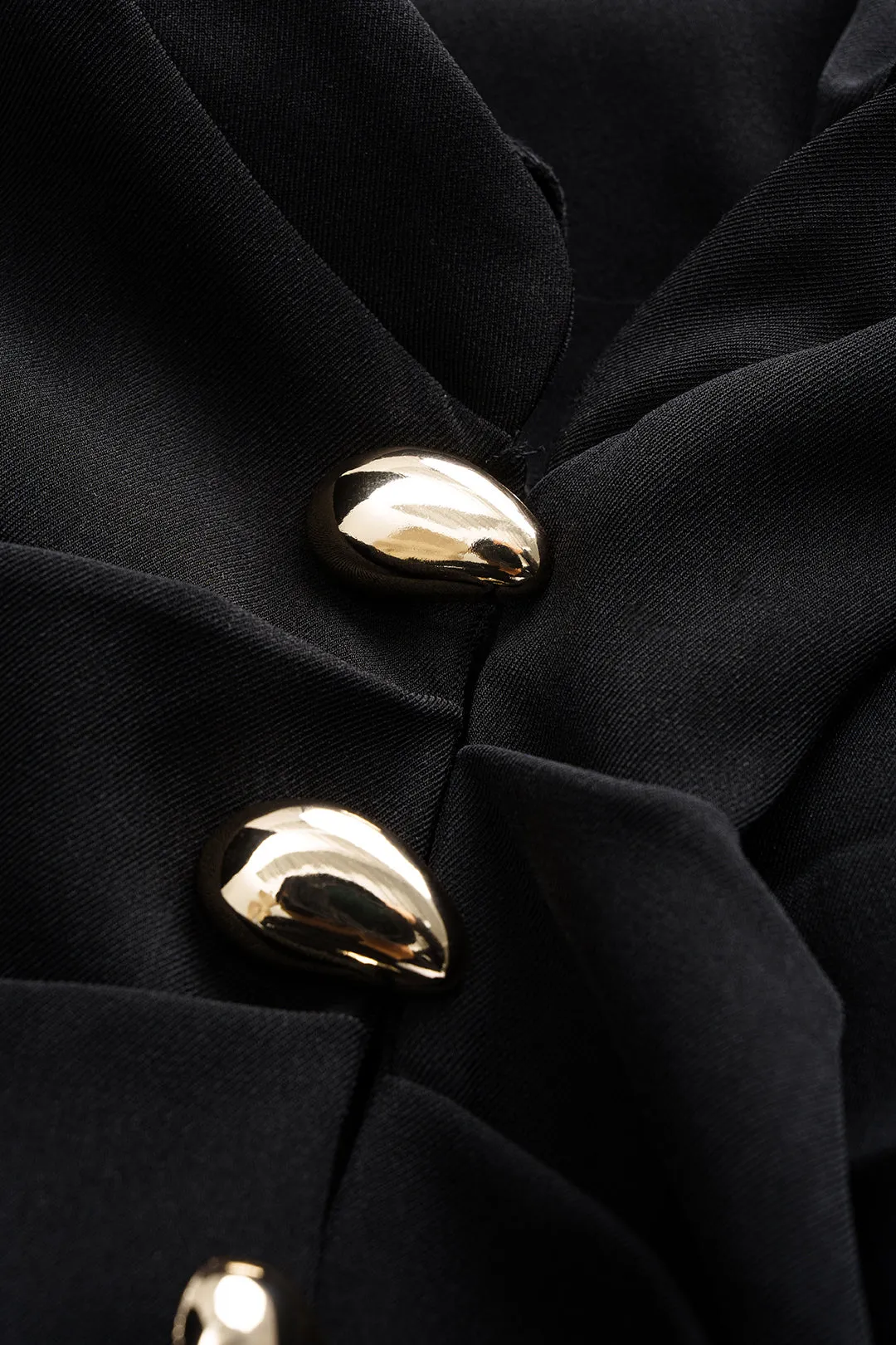 Metallic Button Asymmetrical Blazer sold by Micas product image thumbnail 3