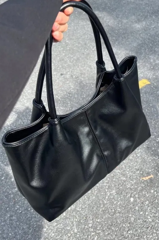 Faux Leather Handbag Tote Bag sold by Micas