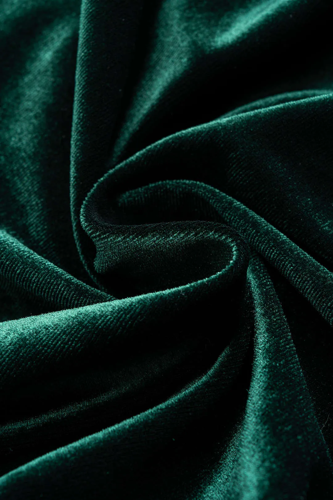 Draped Cowl Neck Velvet Long Sleeve Mini Dress sold by Micas product image thumbnail 4