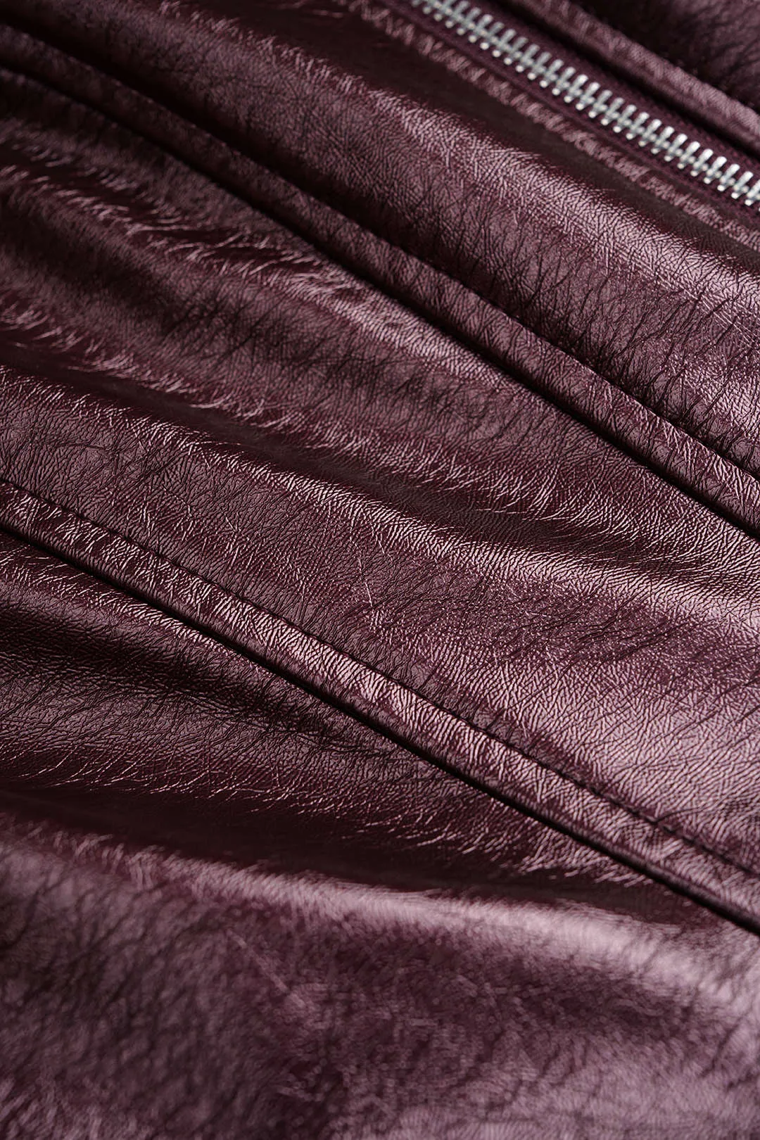 Faux Leather Zipper Corset Jacket sold by Micas product image thumbnail 4