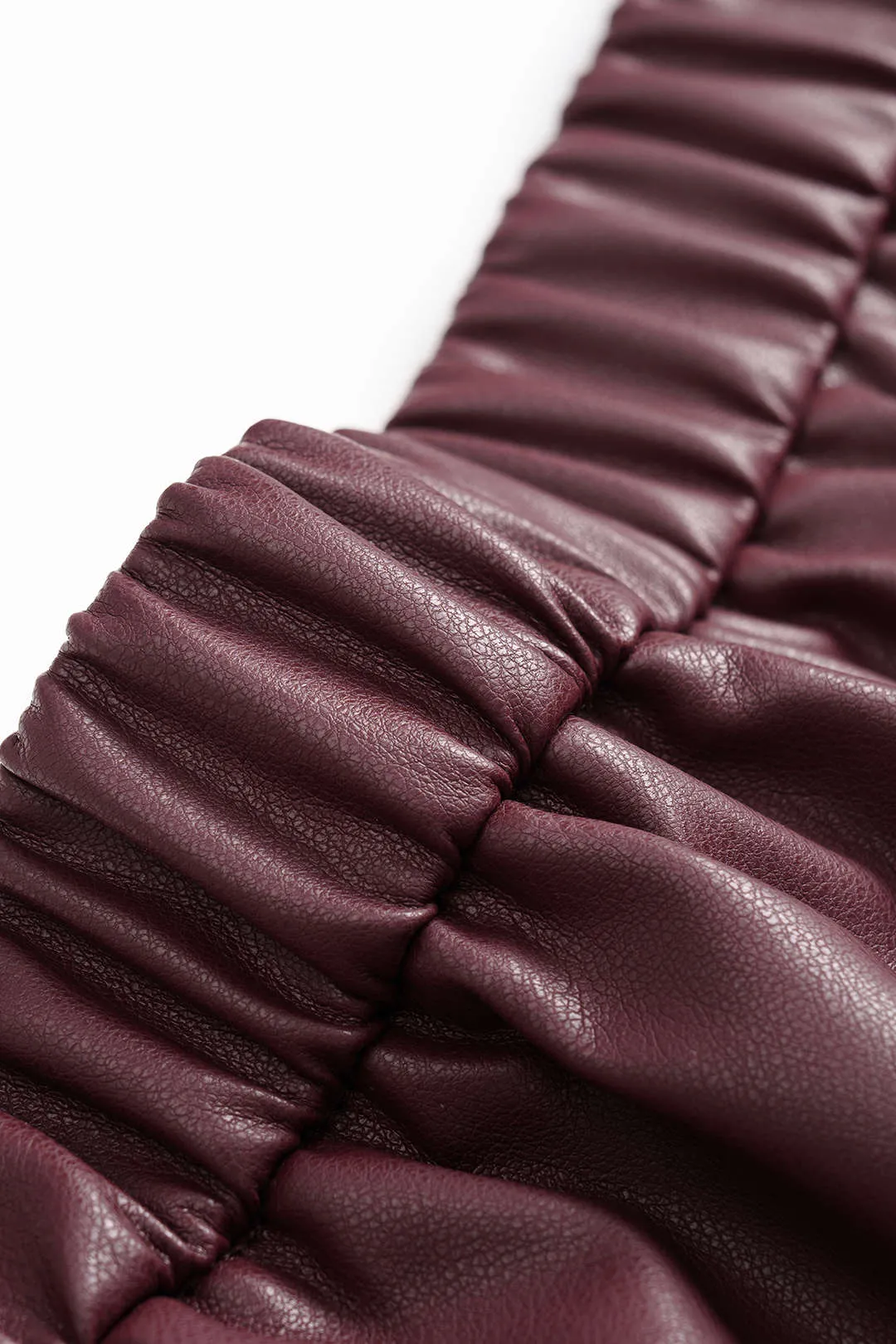 Plus Size Faux Leather Zipper Pants sold by Micas product image thumbnail 3