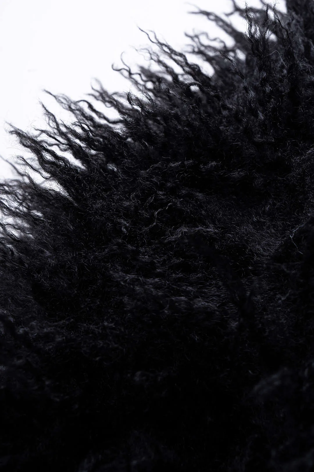 Basic Lamb Wool Collar Drawstring Belt Buckle -Padded Puffer sold by Micas product image thumbnail 3