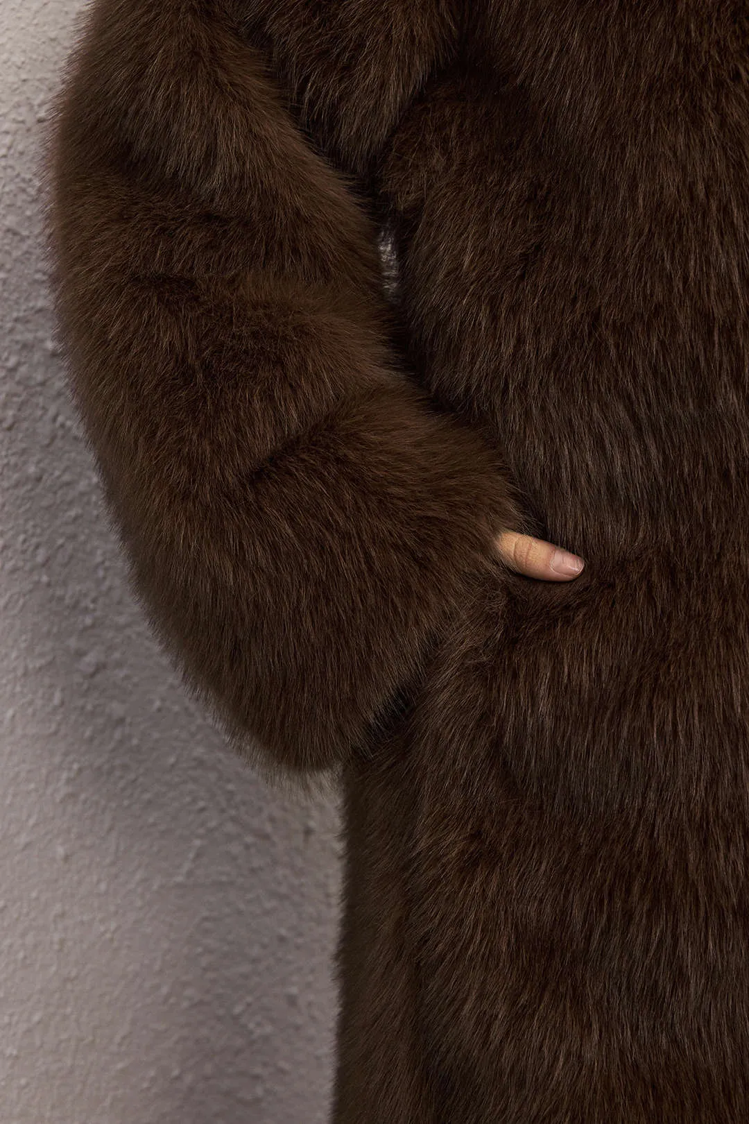 Faux Fur Long Coat sold by Micas product image thumbnail 5