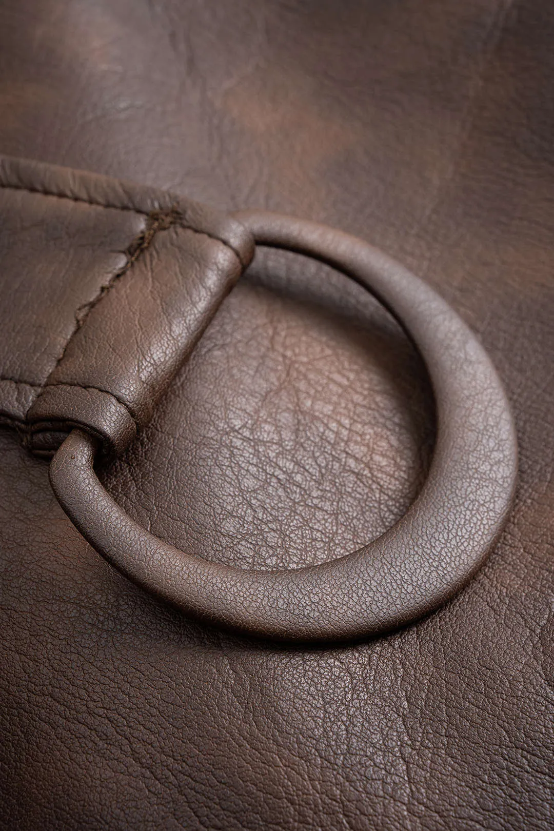 Faux Leather Tie-Up Puffer sold by Micas product image thumbnail 4