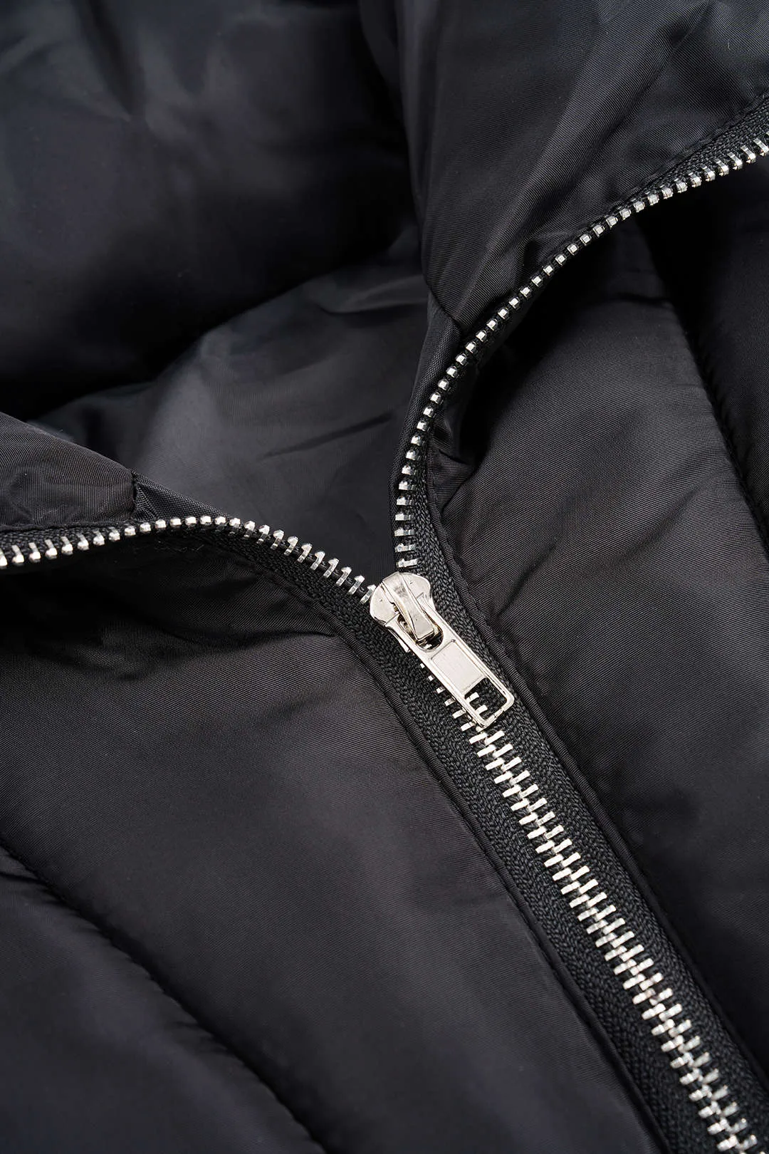 Stand Collar Zipper Long Sleeve Puffer sold by Micas product image thumbnail 3