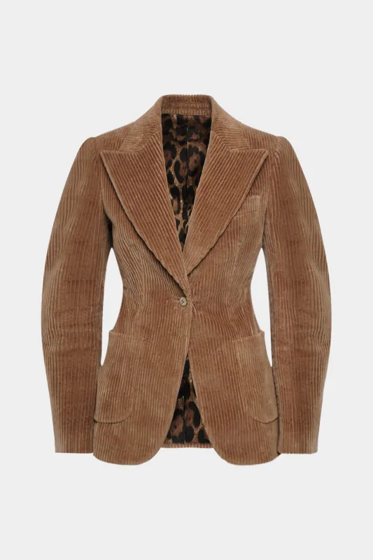 Button Embellished Tailored Blazer sold by Micas