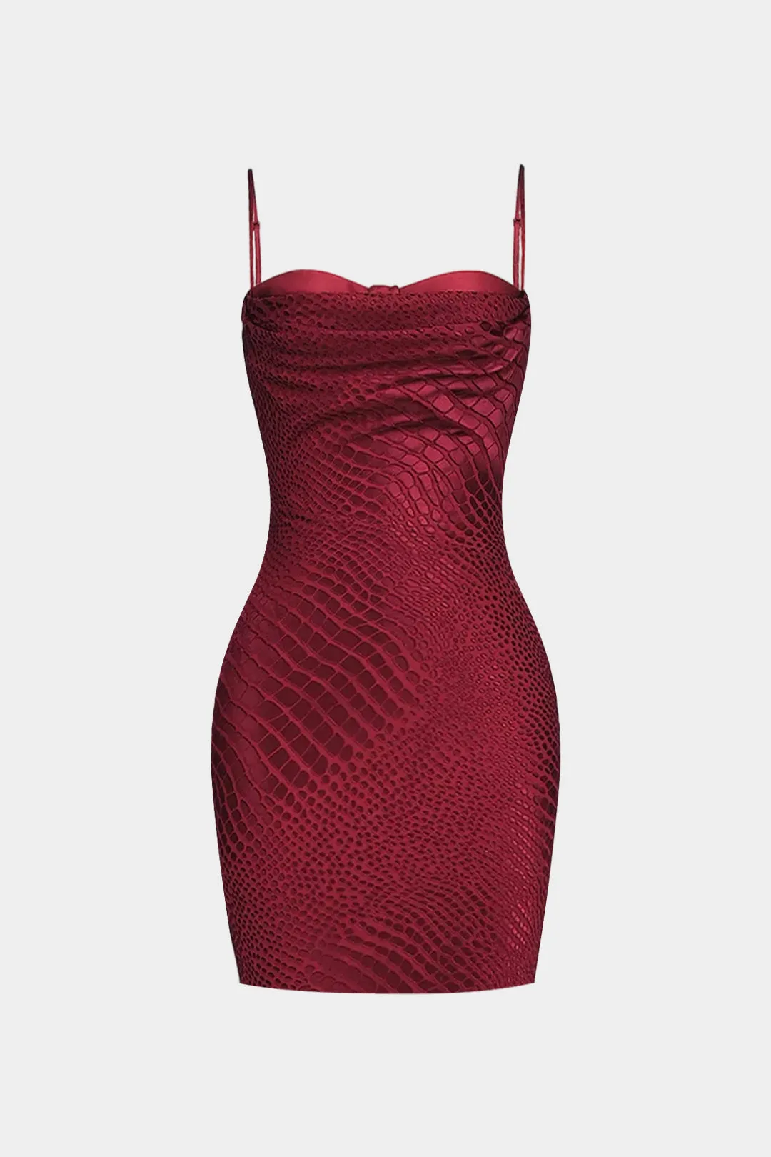 Satin Ruched Slip Sleeveless Mini Dress sold by Micas