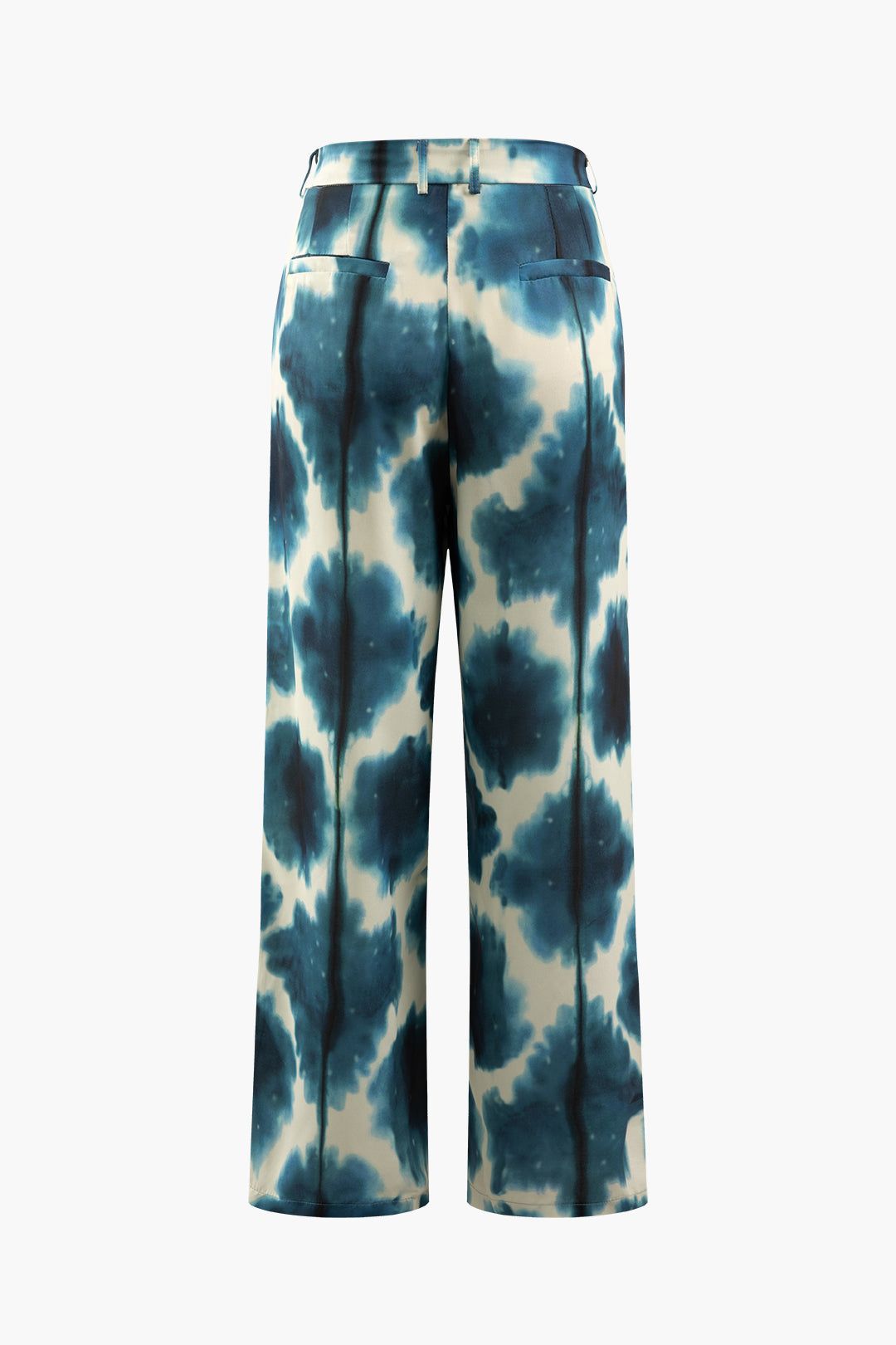 Tie Dye Pleated Straight Leg Suit Pants sold by Micas product image thumbnail 2