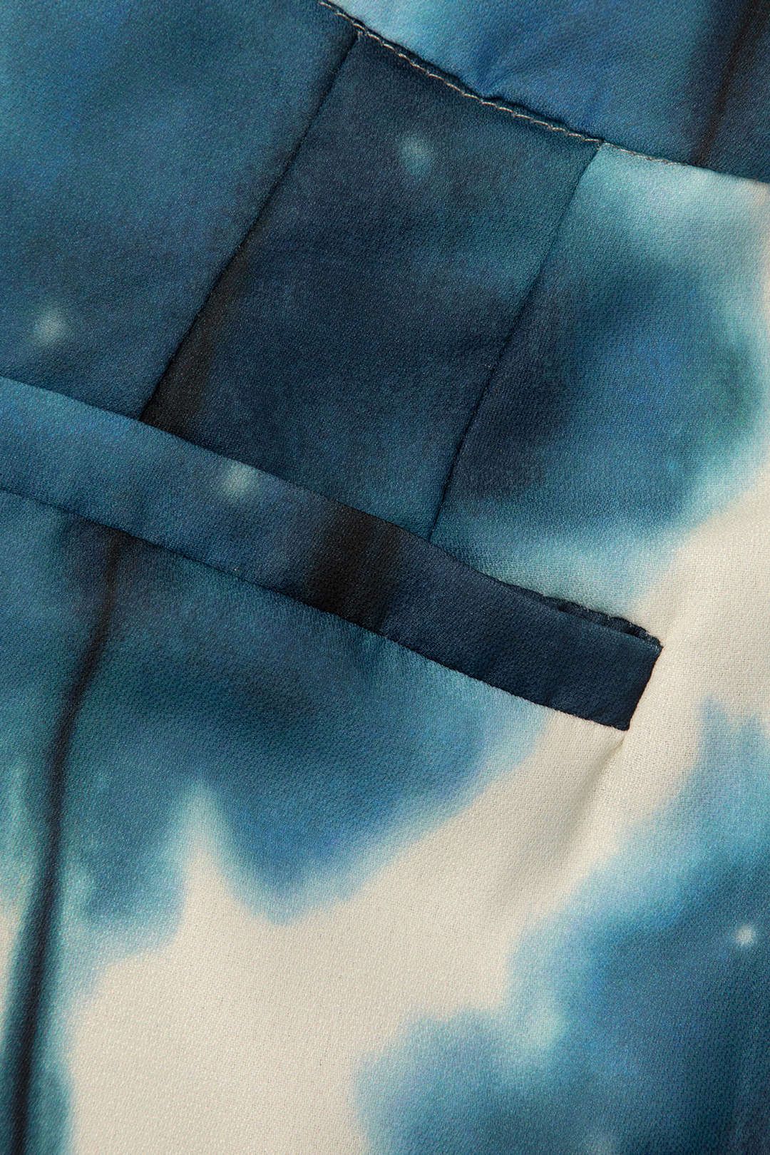 Tie Dye Pleated Straight Leg Suit Pants sold by Micas product image thumbnail 4