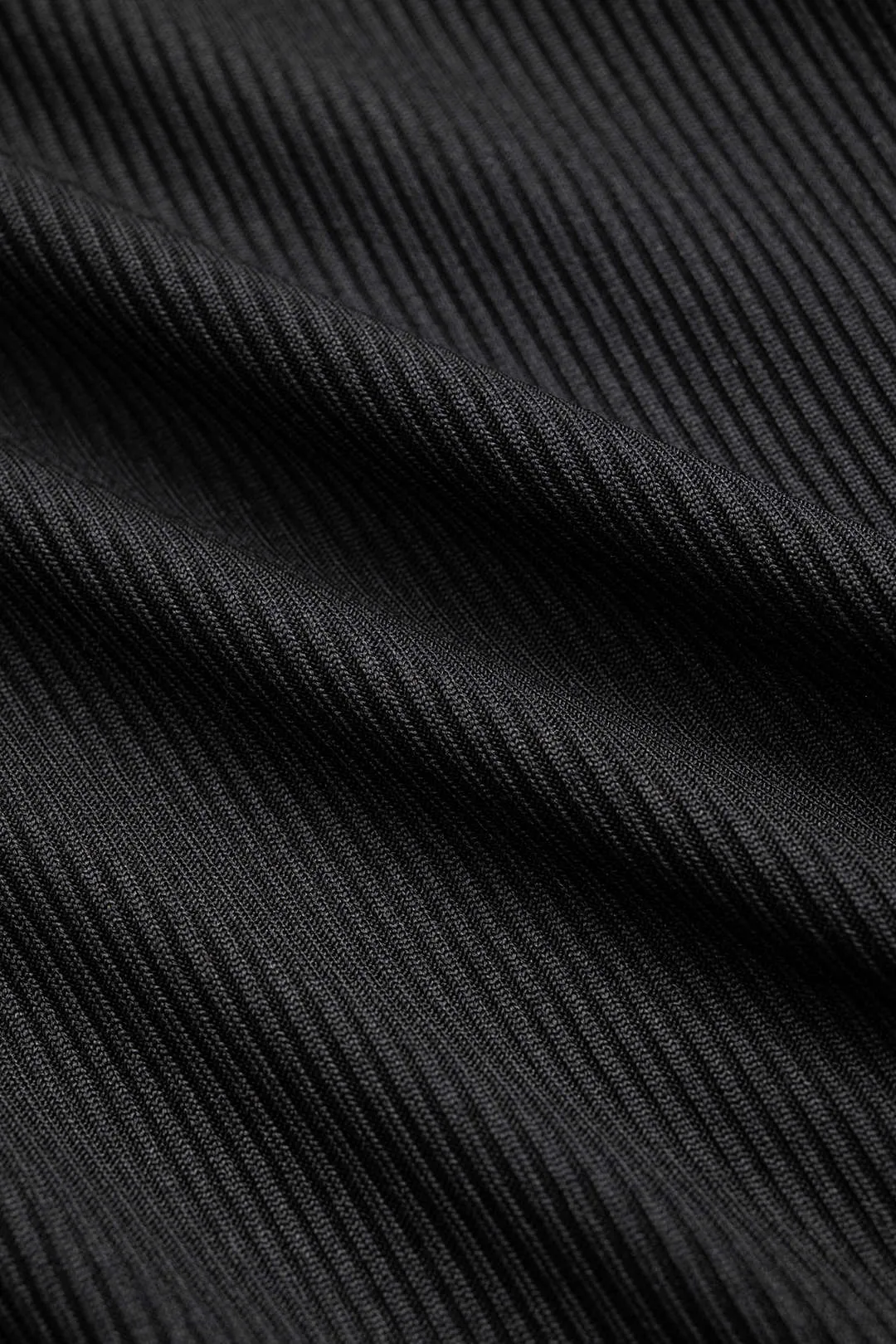 Faux Leather Patchwork Mock Neck Sleeveless Mini Dress sold by Micas product image thumbnail 4