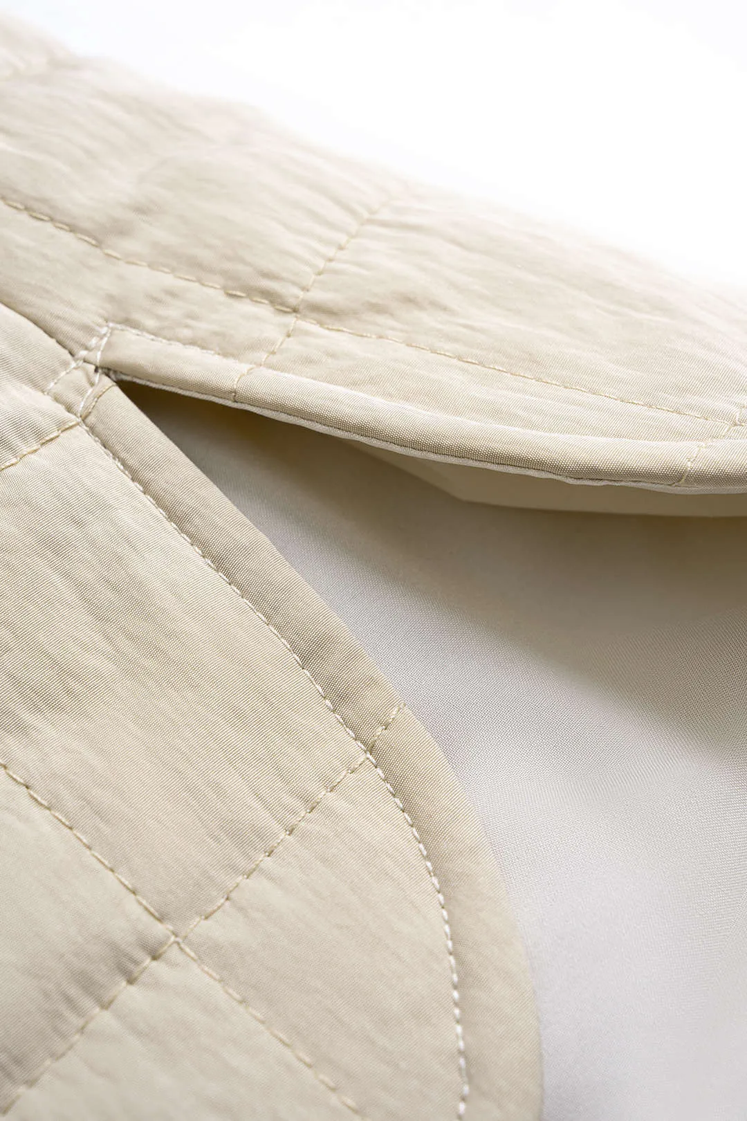 Shirred Stitching Detail Wide Leg Shorts sold by Micas product image thumbnail 4