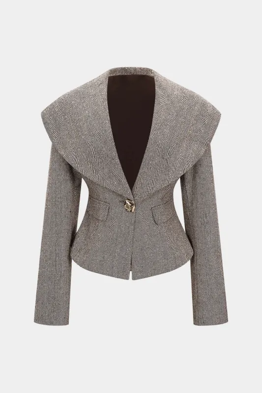 V-Neck Lapel Jacket sold by Micas