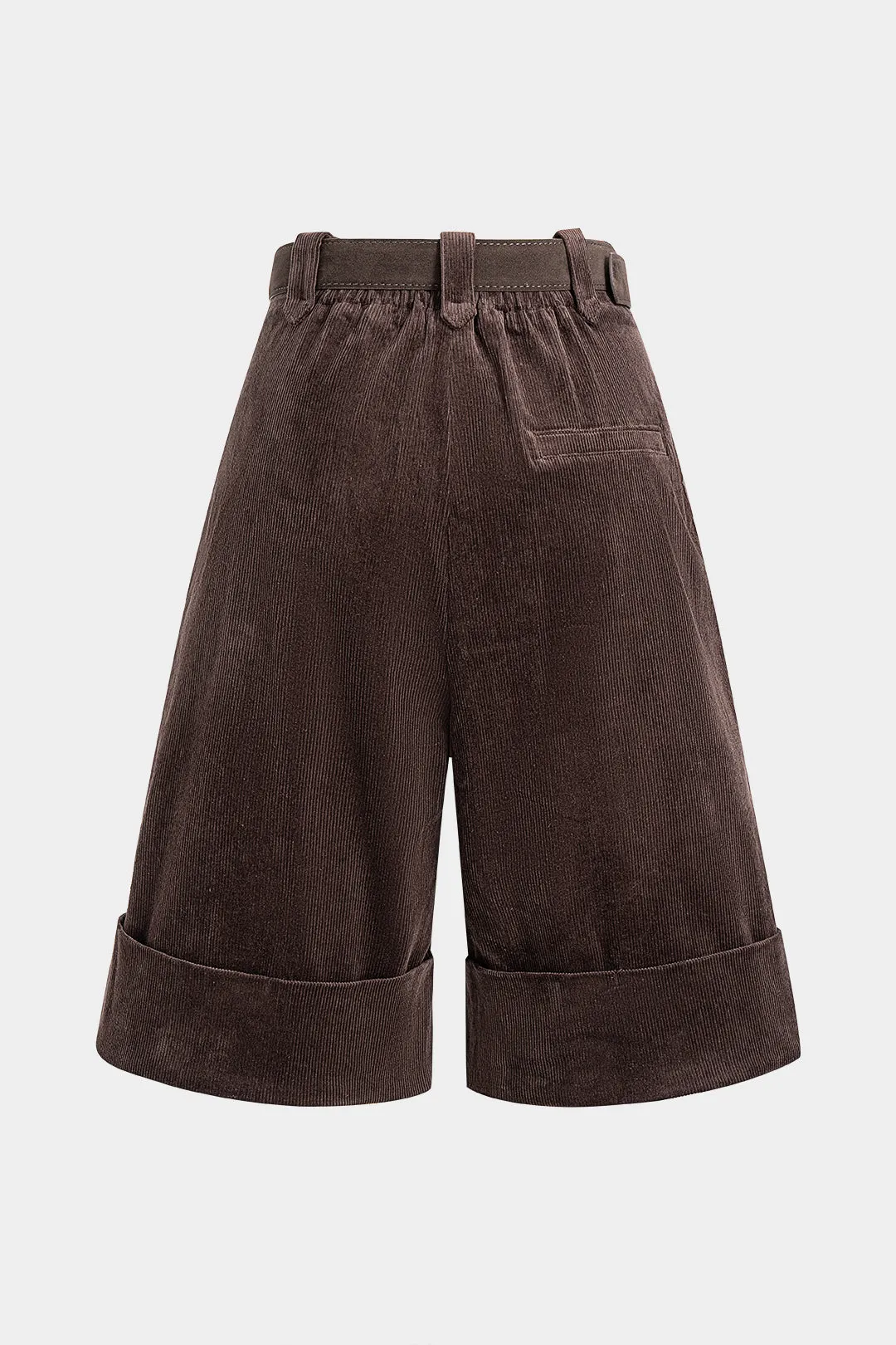 Corduroy Belted Shorts sold by Micas product image thumbnail 2