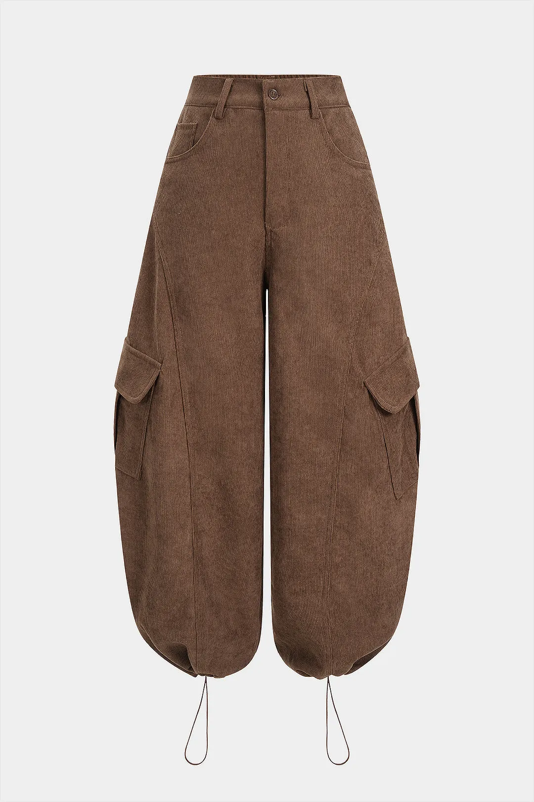 Corduroy High Waist Straight Leg Pants sold by Micas product image thumbnail 3