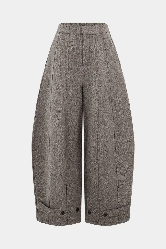 Solid Pocket Wide Leg Pants sold by Micas