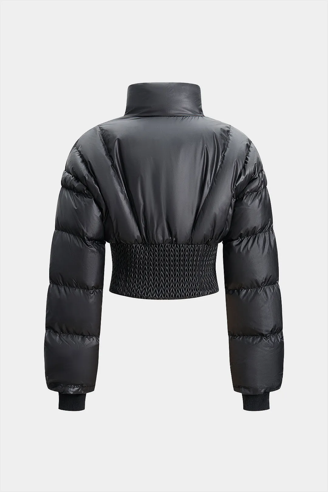 Stand Collar Waist-Cinching Puffer sold by Micas product image thumbnail 2