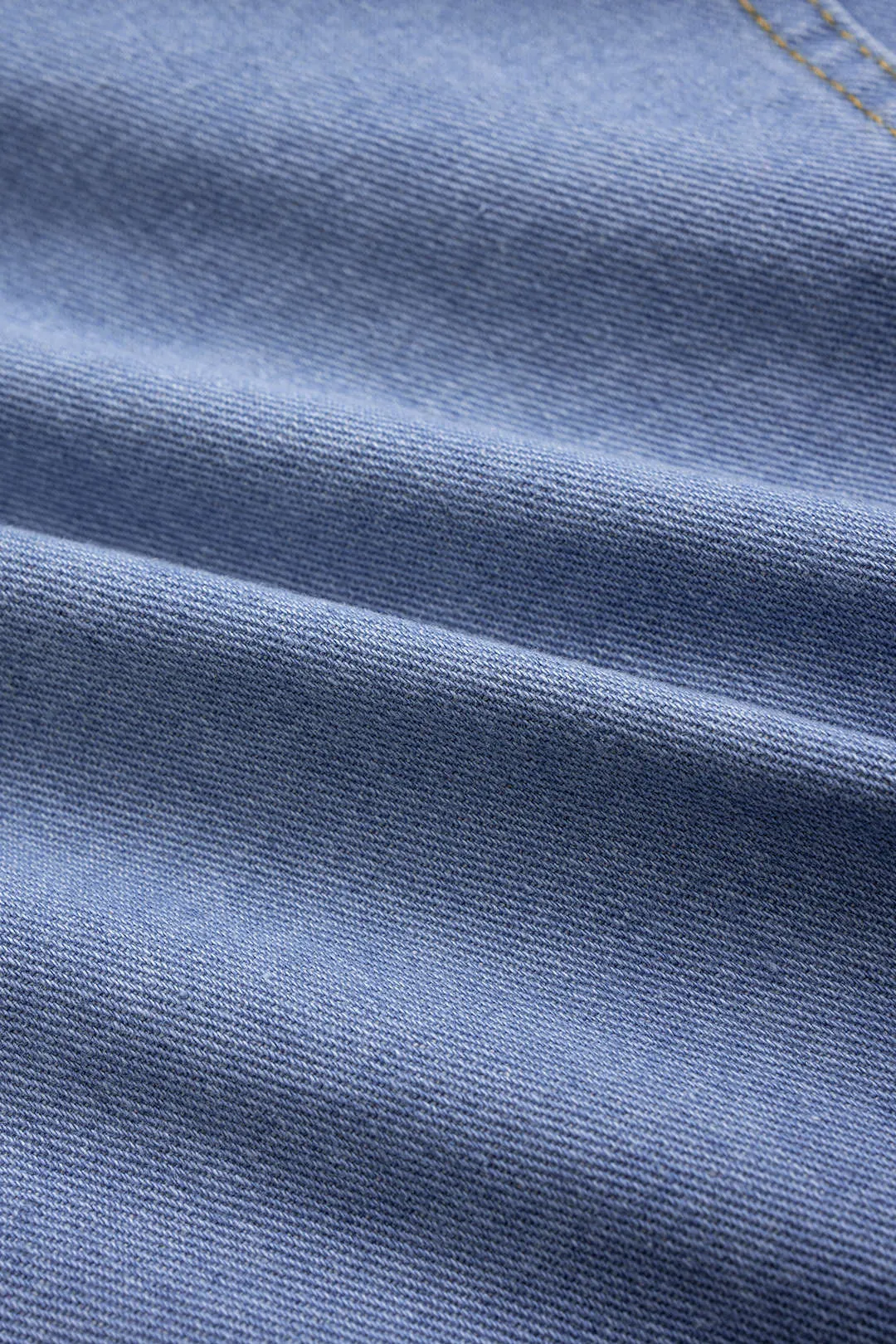 Denim Button Belted Long Sleeve Romper sold by Micas product image thumbnail 5