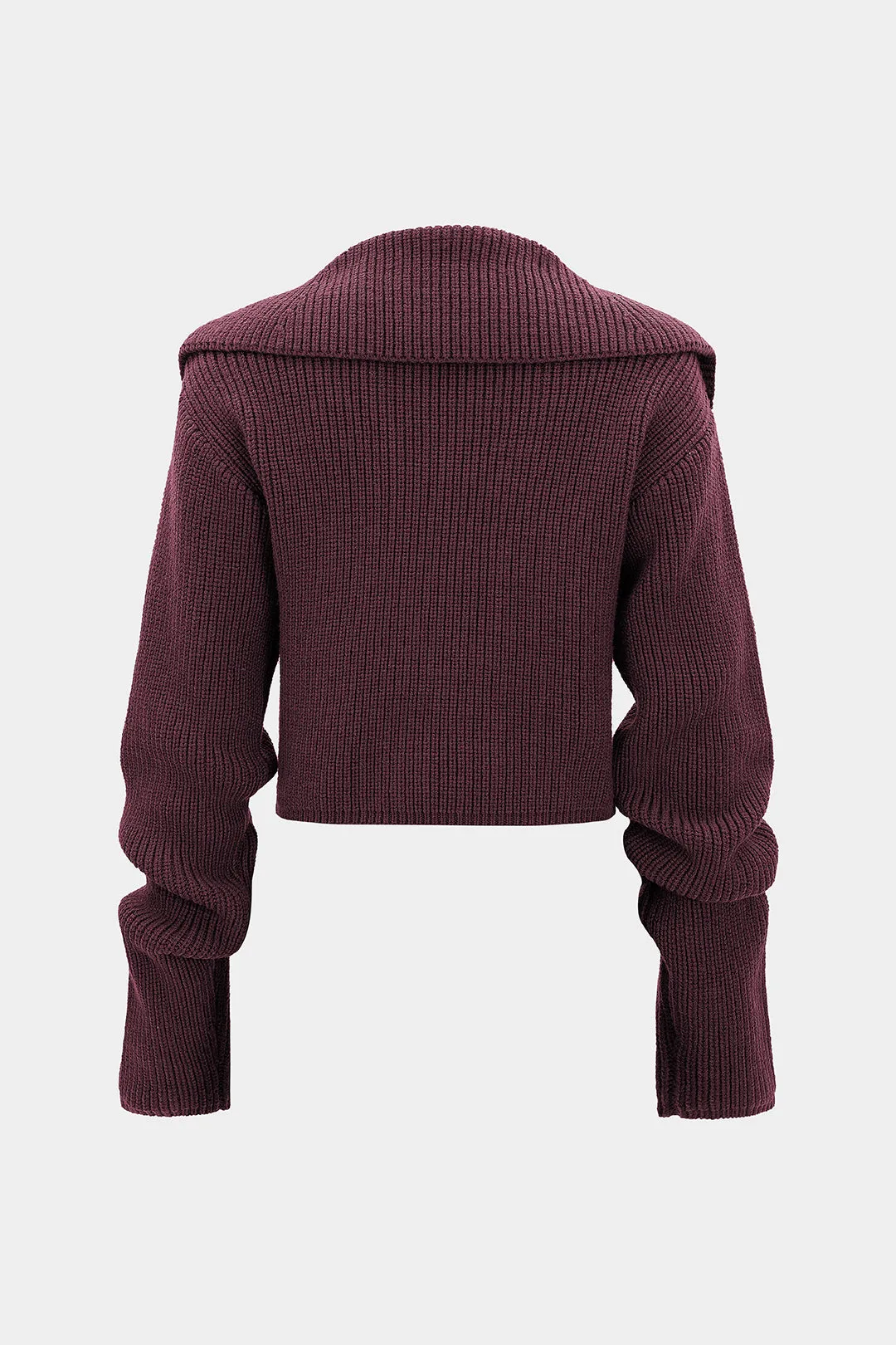 Knit Lapel Belted Cardigan sold by Micas product image thumbnail 2