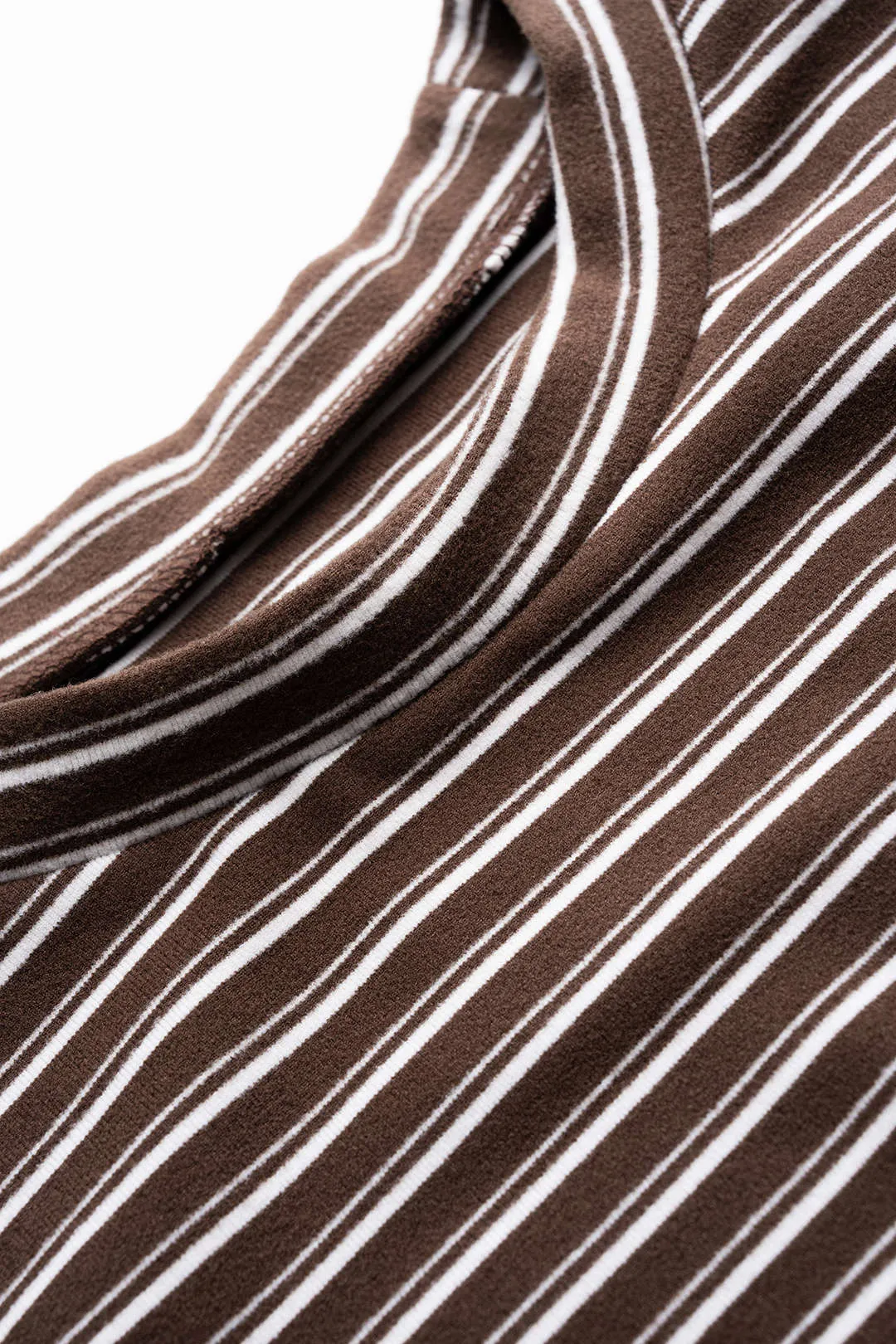 Stripes Print Long Sleeve Top And Straight Leg Pants Set sold by Micas product image thumbnail 4