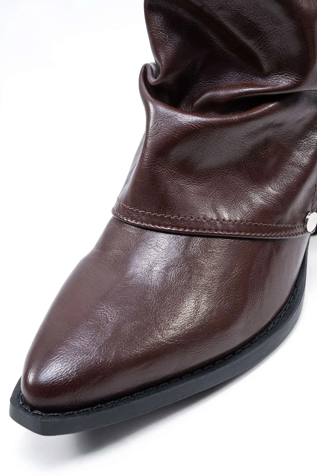 Leather Pointed Ankle Boots sold by Micas product image thumbnail 4