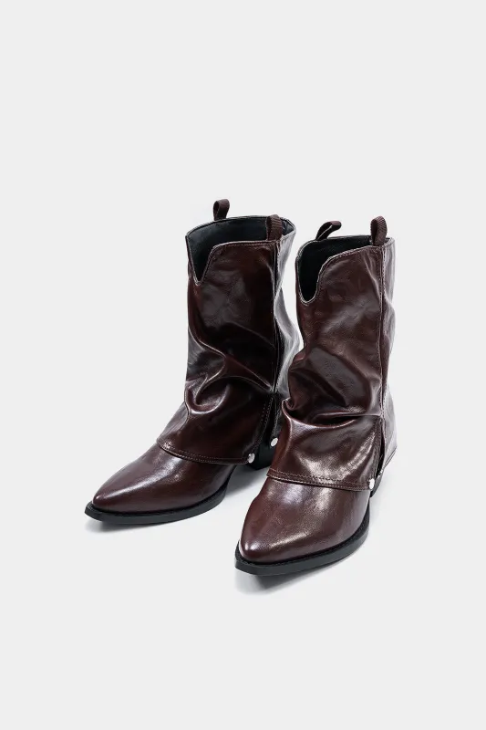 Leather Pointed Ankle Boots sold by Micas