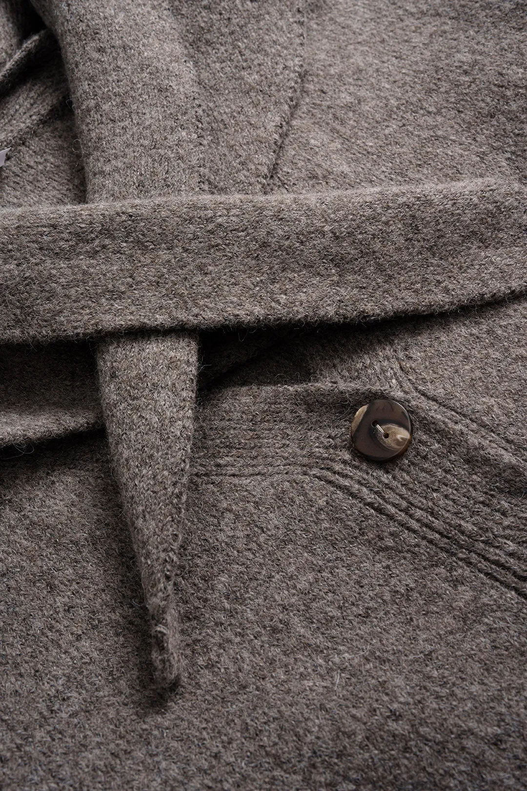 Knit Button Cardigan With Scarf sold by Micas product image thumbnail 3
